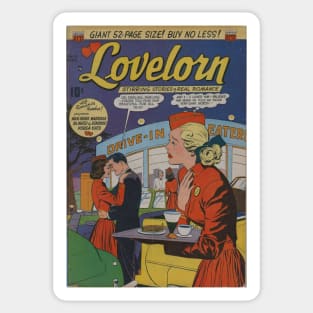 Vintage Confessions of the Lovelorn Cover Sticker